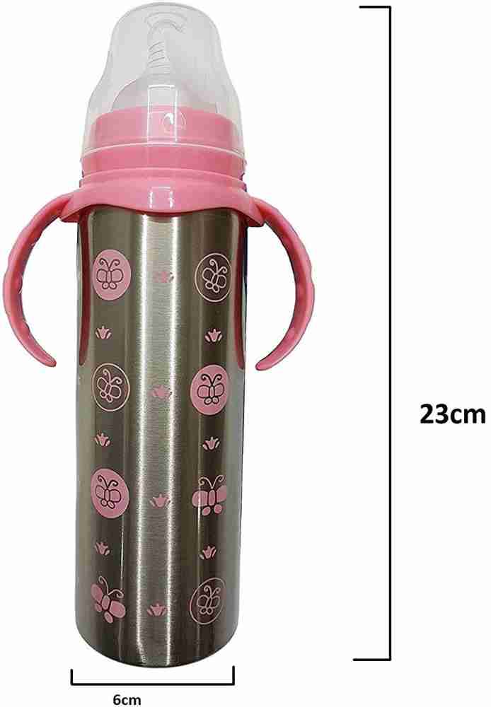 Pastel Pink Stainless Steel Bottle, 260ml