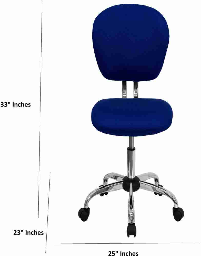 Finch Fox Low Back Armless Basic Mesh Swivel Adjustable Office