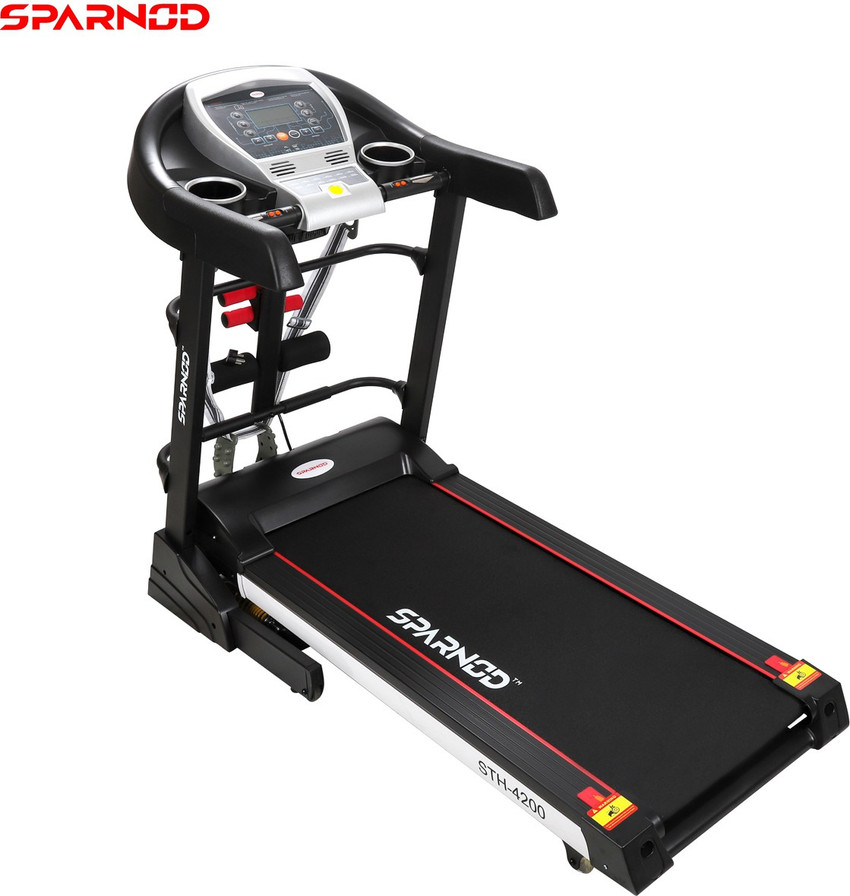 Sparnod Fitness STH 4200 4.5 HP PEAK DIY Installation Multifunction Motorized Treadmill for Home Use Treadmill Buy Sparnod Fitness STH 4200 4.5 HP PEAK DIY Installation Multifunction Motorized Treadmi...