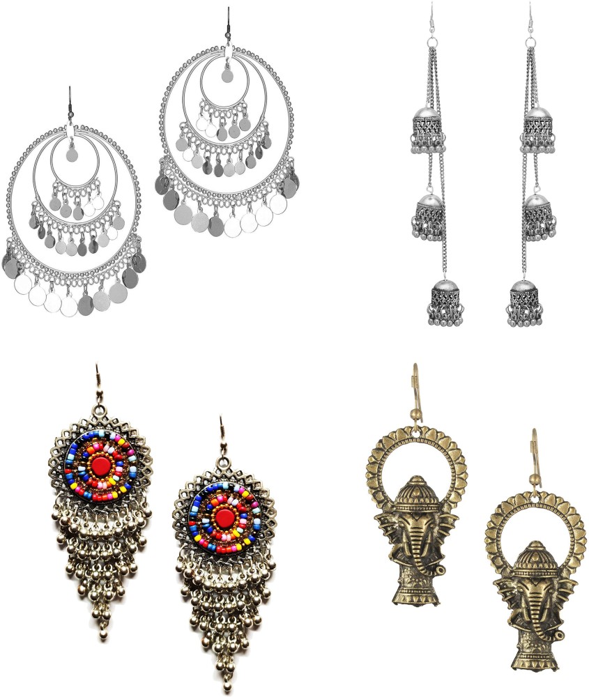 Flipkart oxidised deals earrings