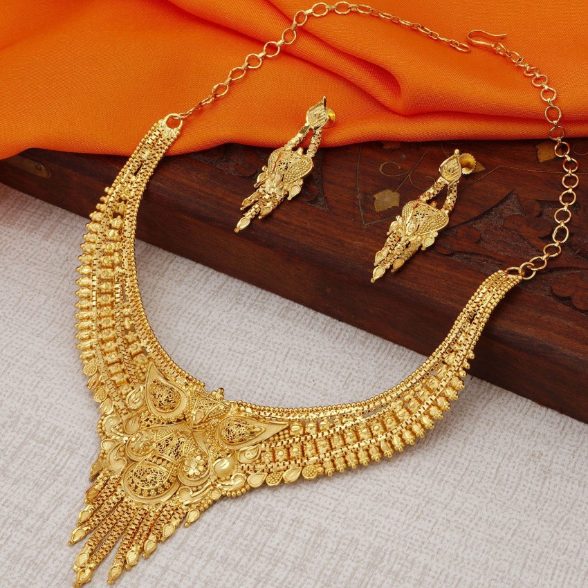 Sukkhi gold sale necklace set