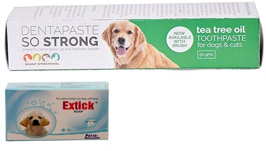 Extick 50 G Toothpaste 75 gm Soap For Dogs Cats Pet Spa Kit Price in India Buy Extick 50 G Toothpaste 75 gm Soap For Dogs Cats
