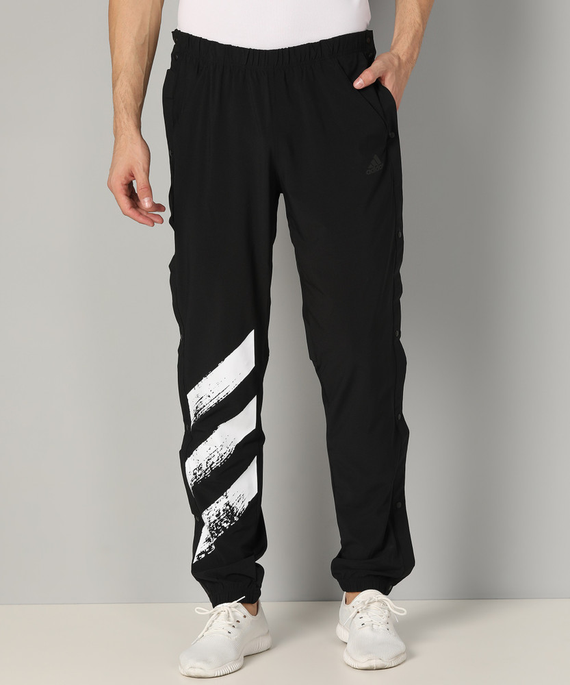 Adidas black sales pants mens