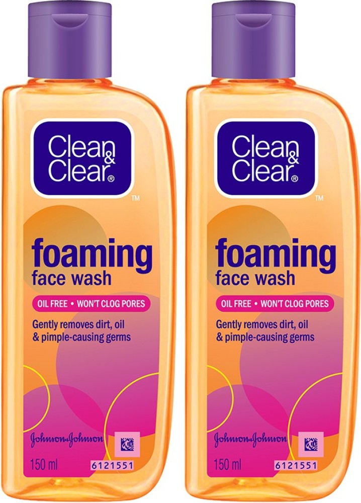 clean and clear face wash oil free