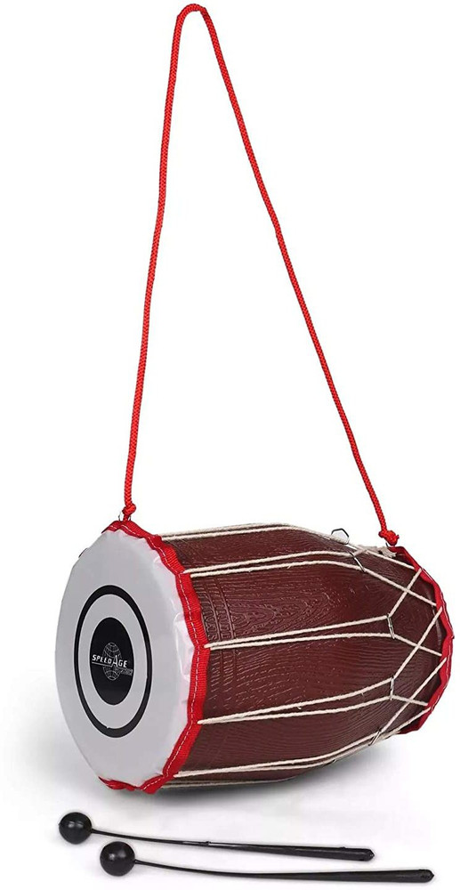Joy Stories Musical Drum Toy Indian Musical Instrument Dholak for