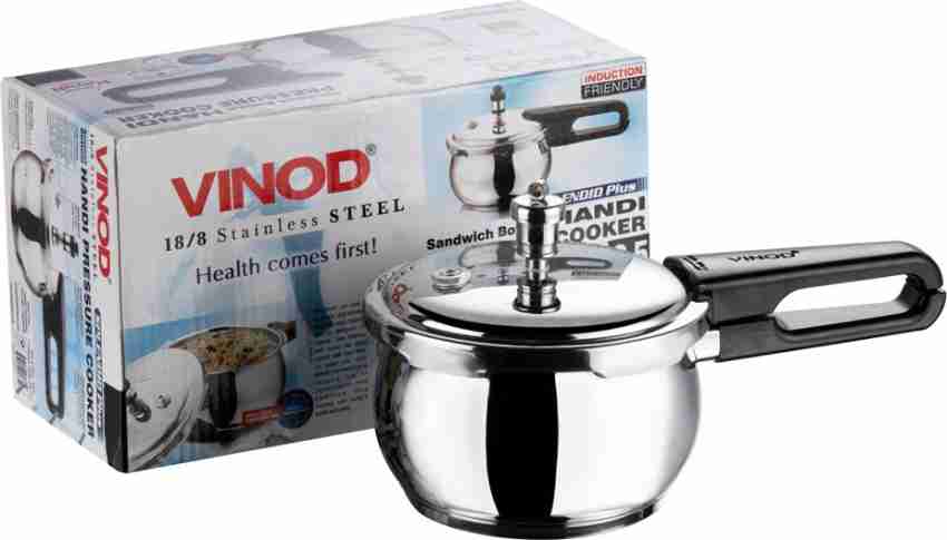 Vinod stainless steel pressure cooker 1.5 litre sale