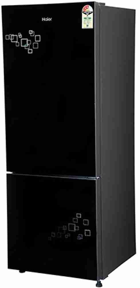 Haier mirror glass refrigerator double door deals
