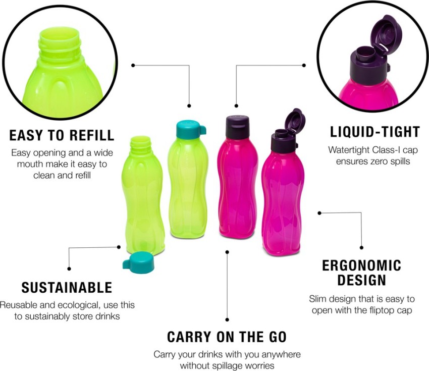 s.m.mart Tupperware Kids Water Bottles ECO Flip Top 620 ml Bottle - Buy s.m.mart  Tupperware Kids Water Bottles ECO Flip Top 620 ml Bottle Online at Best  Prices in India - Sports