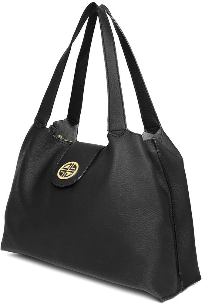 Buy CARLTON LONDON Women Black Handbag Black Online Best Price