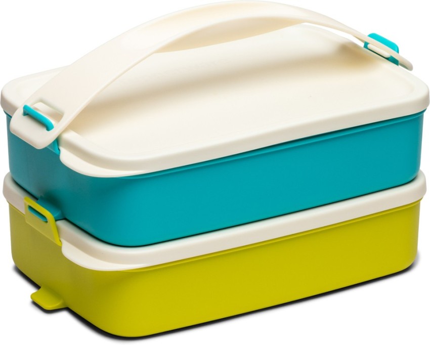 TUPPERWARE Click To Go Set Lunch Box With Mini Containers - New