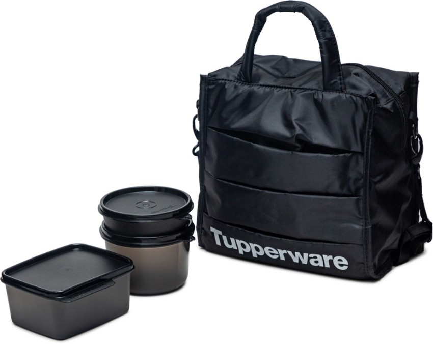 Tupperware Satchel Lunch Set for Men Black Blue in Delhi at best price  by Anand Tupperware  Justdial