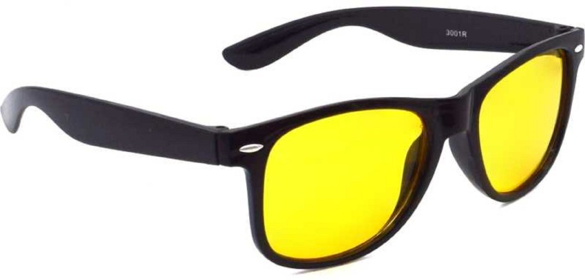 Buy MEHJ Retro Square Sunglasses Yellow For Men & Women Online