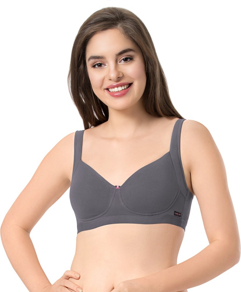 every de Non-Padded Wired Cotton Embrace Full Cover Bra - Sandalwood