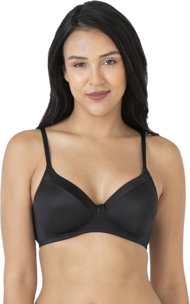 Amante Satin Edge Padded Wired High Coverage Bra - Pink (32B)