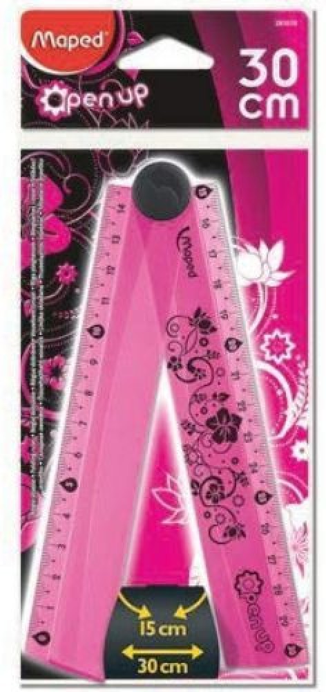 30cm Multi-Angle Ruler, Pink