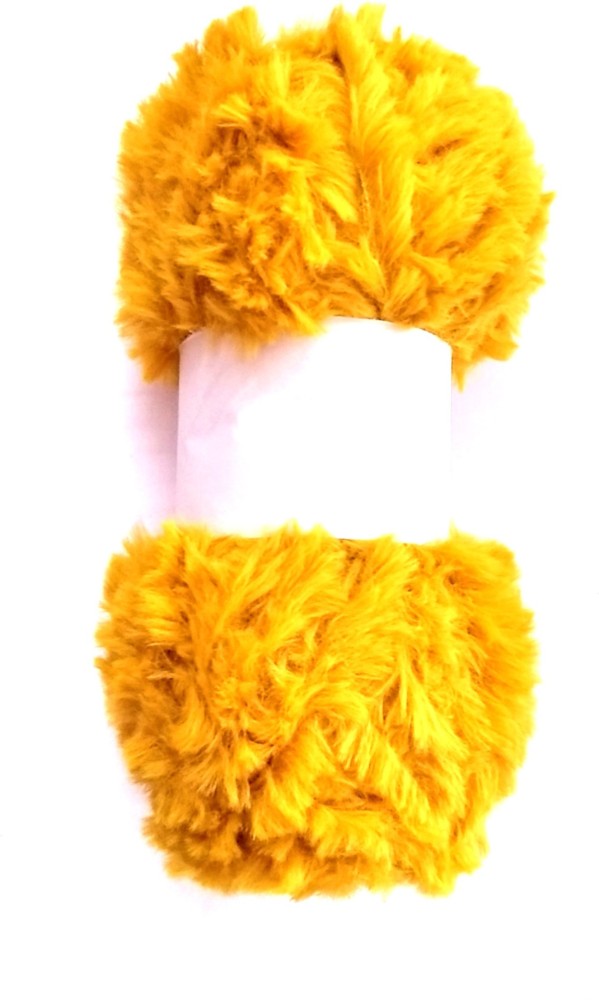 Super Soft Faux Fur Chunky Wool Yarn for Knitting and Crochet Project, 100  gm at Rs 240/piece, AMBALA CITY, Ambala