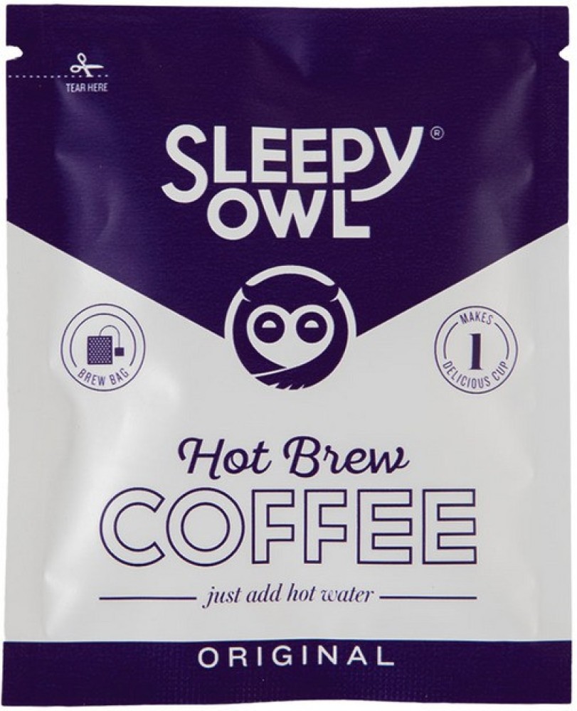 Buy Sleepy Owl French Vanilla Hot Brew Coffee Bags Online at Best Price