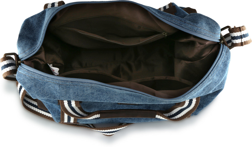 Fastrack Enzyme washed Duffle Bag Duffel Without Wheels Blue