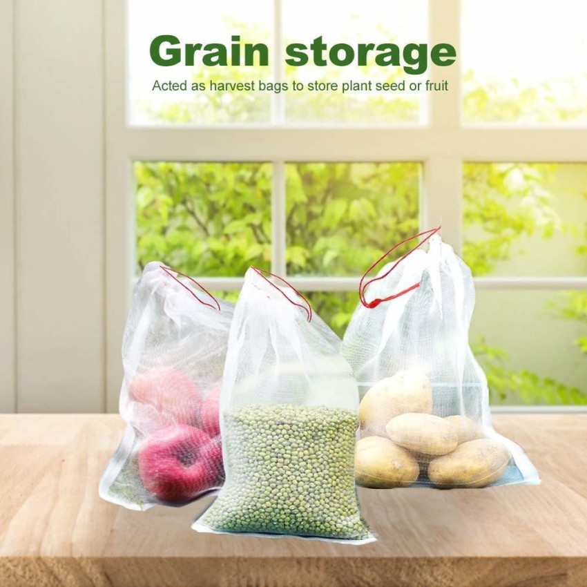 Green Valey 100% Nylon Fridge Storage Bag for Vegetables and Fruits Mesh  Net Fabric. Multipurpose, Reusable, Eco Friendly. Pack of 70 Grocery Bags  Price in India - Buy Green Valey 100% Nylon