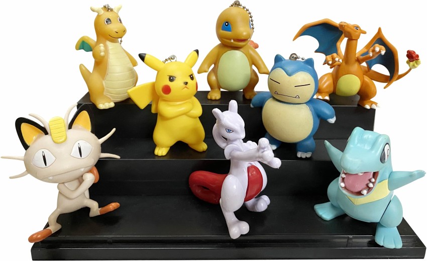 smart anime buy 8pcs Pokemon Go pokeball Pikachu, Snorlax, Mewtwo