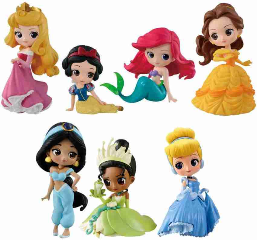 Disney Princess Figurines Lot Of 4 PVC Plastic - Jasmine Ariel