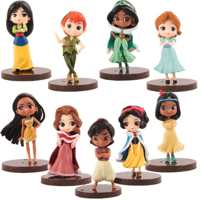 90% New Original 3 Princess Mini Toddler Doll Collection Figure