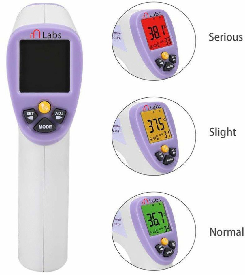 mLabs Digital Body Infrared Thermometer Non Contact IR Forehead