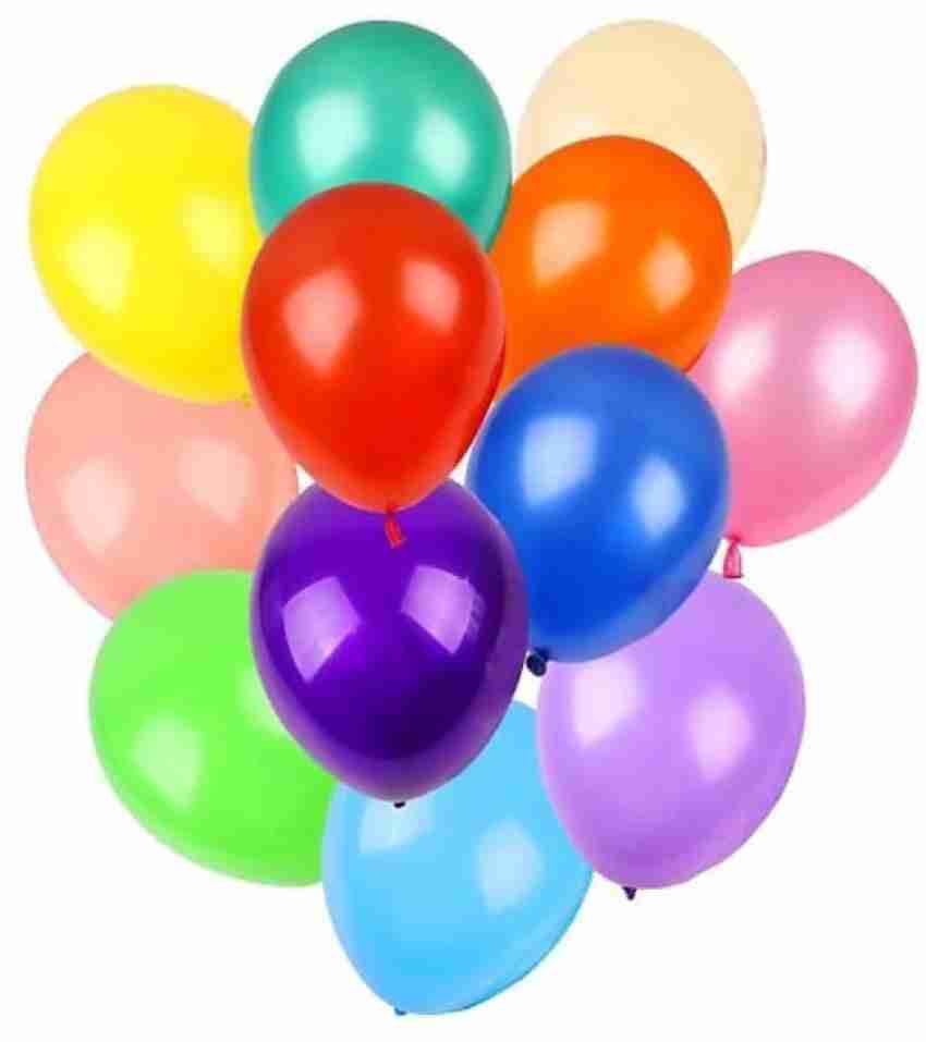 Assorted Colour 12 Latex Balloons & Helium Canister Kit - 20 Balloons –  Party Packs