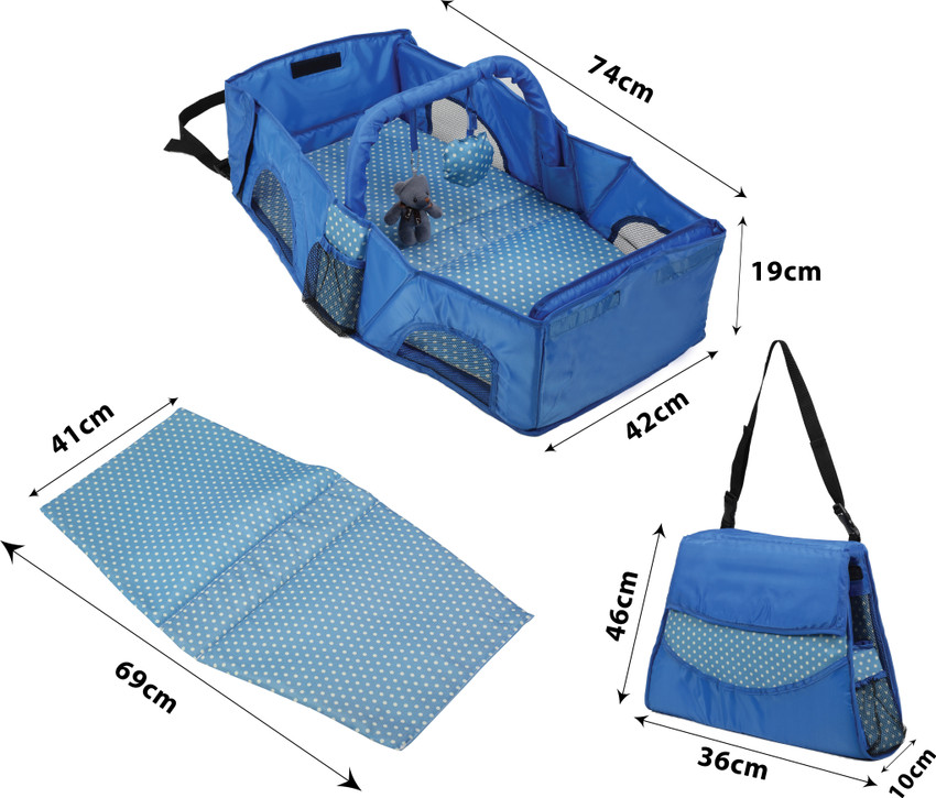 LuvLap Baby Nest Travel Bed Convertible Travel Bed