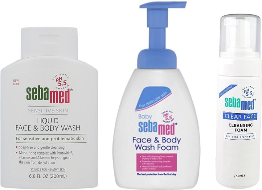 Sebamed face wash for baby shop