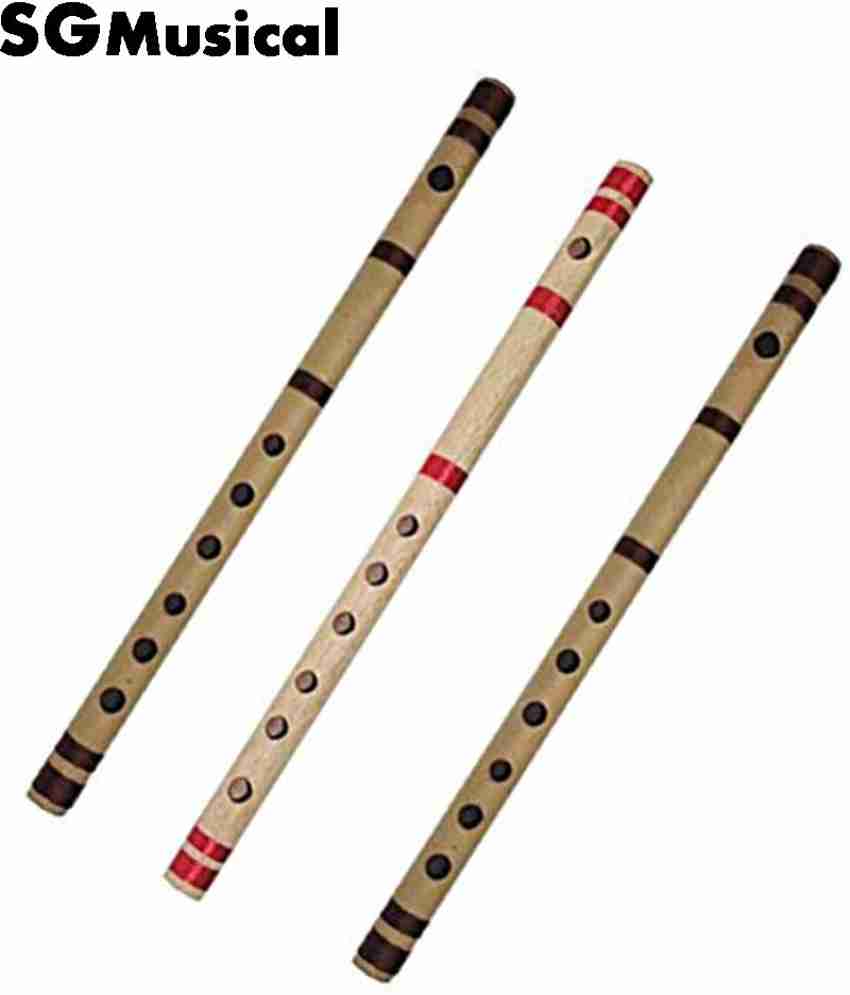 Handmade Bamboo Flute Musical Basuri, Traditional Indian musical