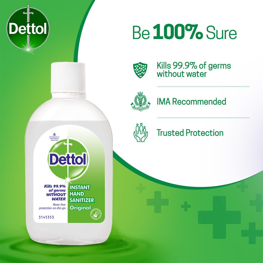 Dettol Instant Hand Sanitizer Bottle Price in India Buy Dettol Instant Hand Sanitizer Bottle Online In India Reviews Ratings Features Flipkart