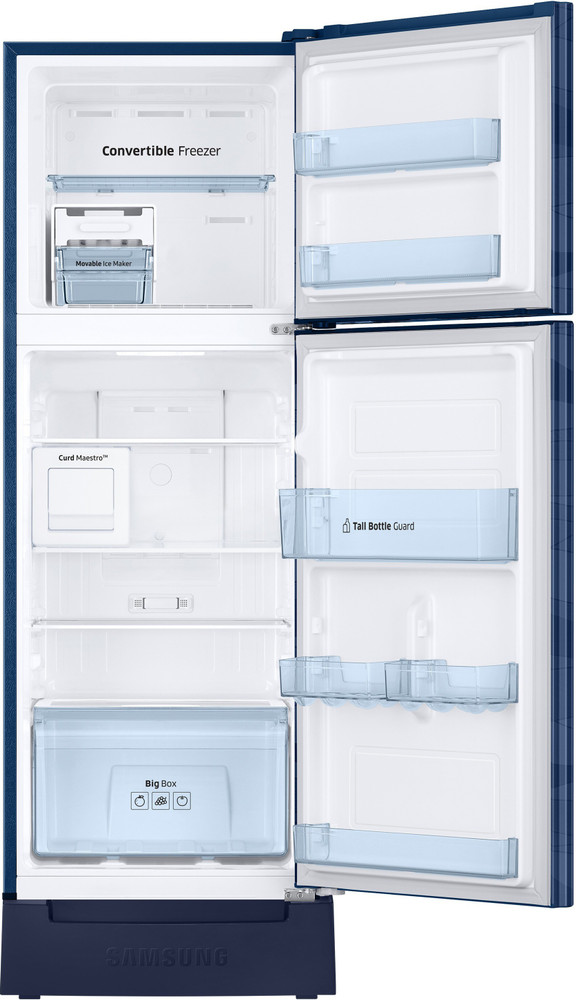 Samsung double door fridge with curd maker top