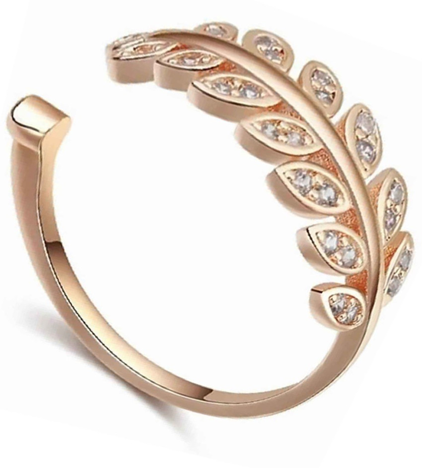 ringzinnie Leaf Ring for Women Girls Stainless Steel Ring Price in India Buy ringzinnie Leaf Ring for Women Girls Stainless Steel Ring Online at Best Prices in India Flipkart