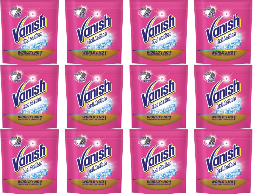 Vanish Oxi Action Washing Powder (400 g, Pack of 12) Stain Remover Price in  India - Buy Vanish Oxi Action Washing Powder (400 g, Pack of 12) Stain  Remover online at