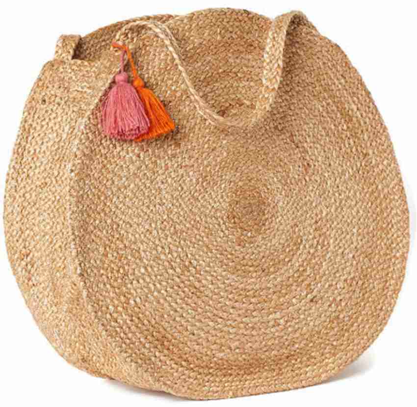 Round clearance jute bag