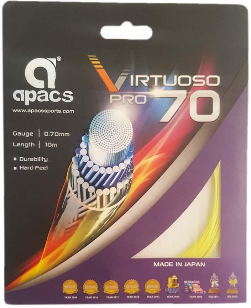 apacs Virtuoso Pro 70 0.7 Badminton String - 10 m - Buy apacs Virtuoso Pro 70 0.7 Badminton String - 10 m Online at Best Prices in India