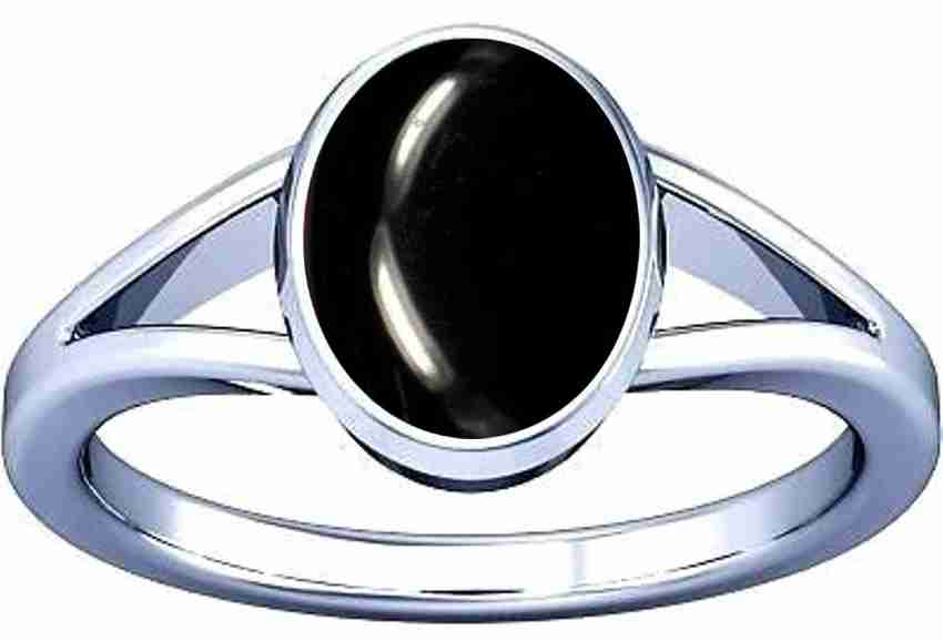 Divya Shakti 7.25 7.50 Ratti Black Agate Kala Hakik Gemstone