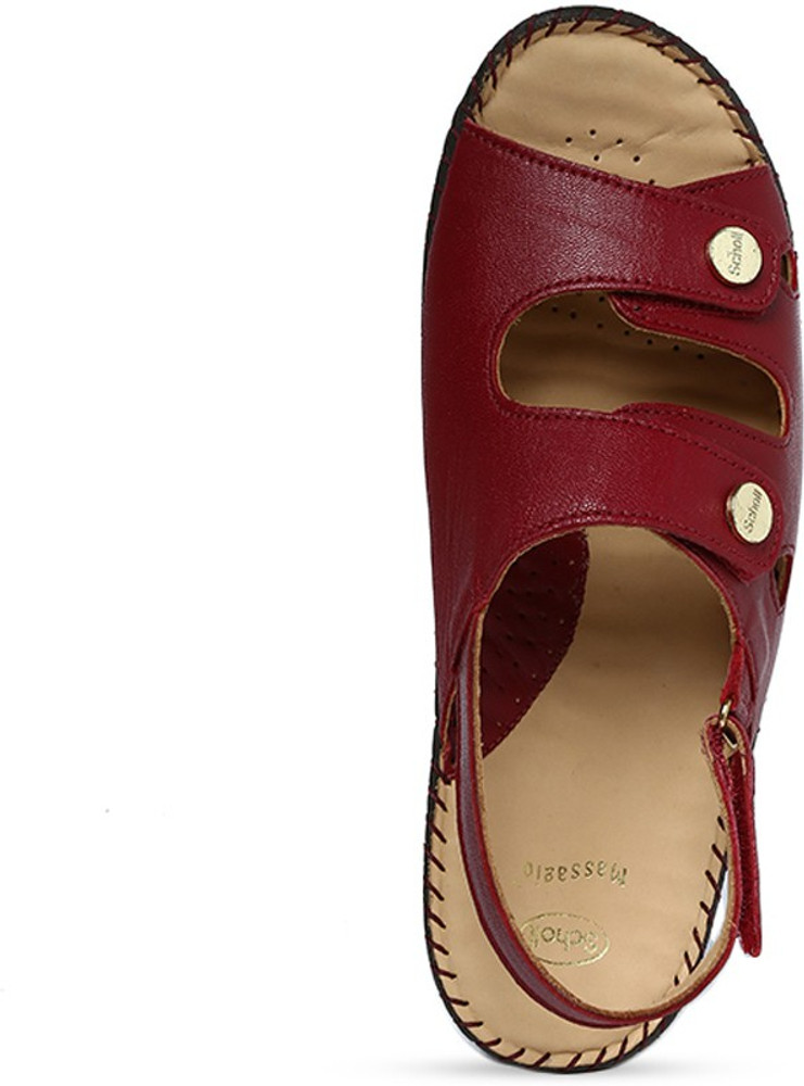 Red patent leather flip flops best sale