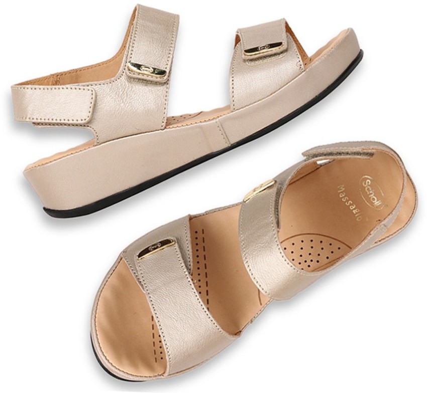 Scholl Women Gold Wedges Buy Scholl Women Gold Wedges Online at