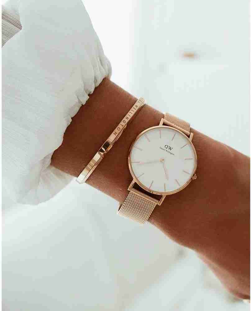 Daniel wellington rose gold watch and cuff hot sale