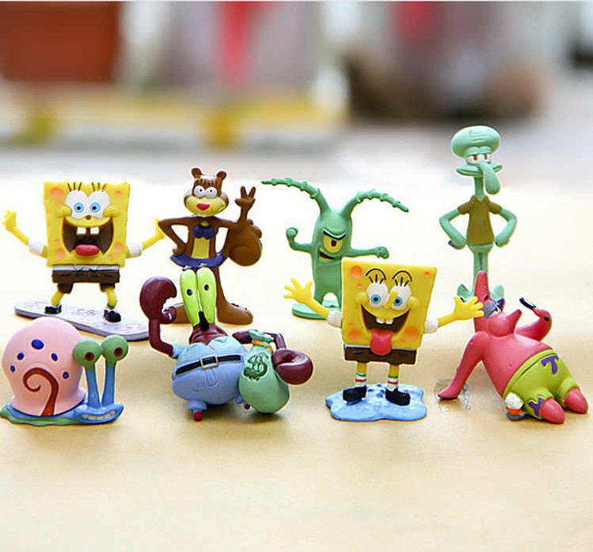 SPONGEBOB COSPLAY ONE PIECE PVC FIGURE Anime Action Figure