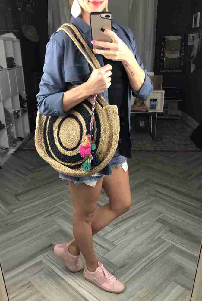 Jute hot sale handmade bags