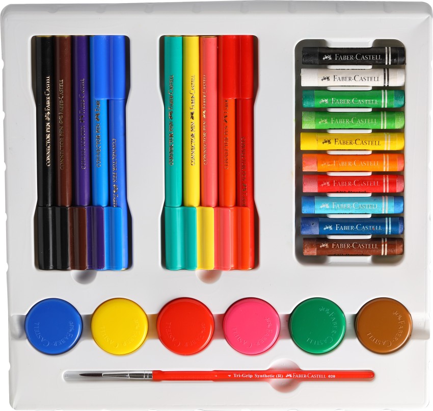 FABER-CASTELL Art Colour Kit With Free Paint Brush - Art Set