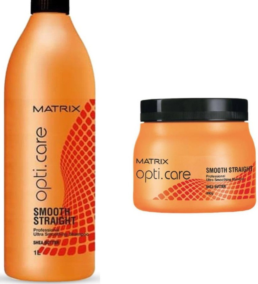 MATRIX Smooth Straight Professional Ultra Smoothing Shampoo Shea Butter And Mask Price in India - Buy MATRIX Opti Smooth Straight Professional Ultra Smoothing Shampoo Shea Butter And Mask at Flipkart.com