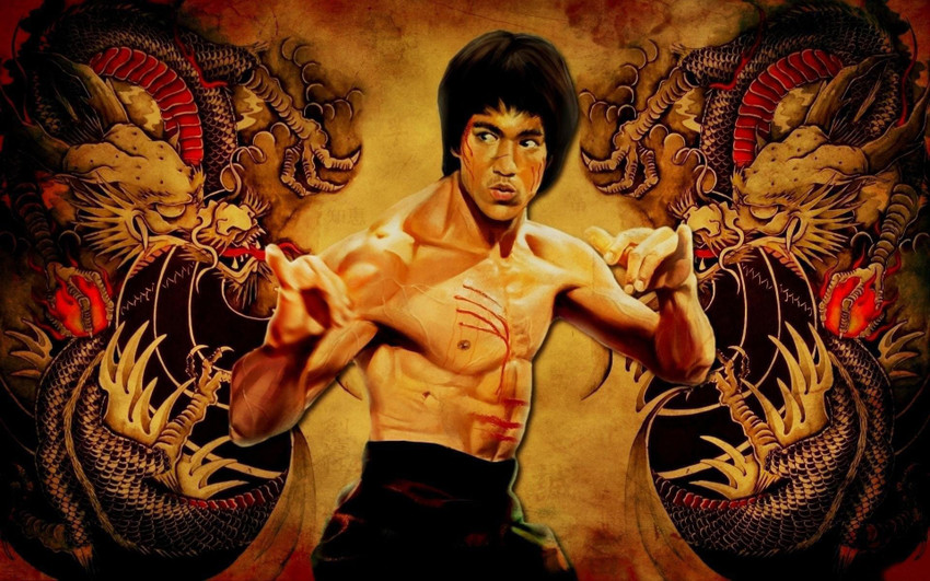 Bruce lee 3d top