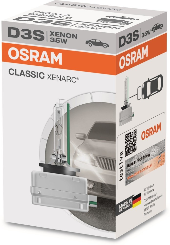 Osram Headlight Halogen Universal For Car D3S 66440CLC XENARC CLASSICHID  bulb 35W PK32D-5 FS1 (Universal For Car) Price in India - Buy Osram  Headlight Halogen Universal For Car D3S 66440CLC XENARC CLASSICHID