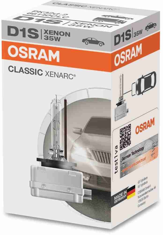 Osram Headlight Halogen Universal For Car D1S 66340CLC XENARC