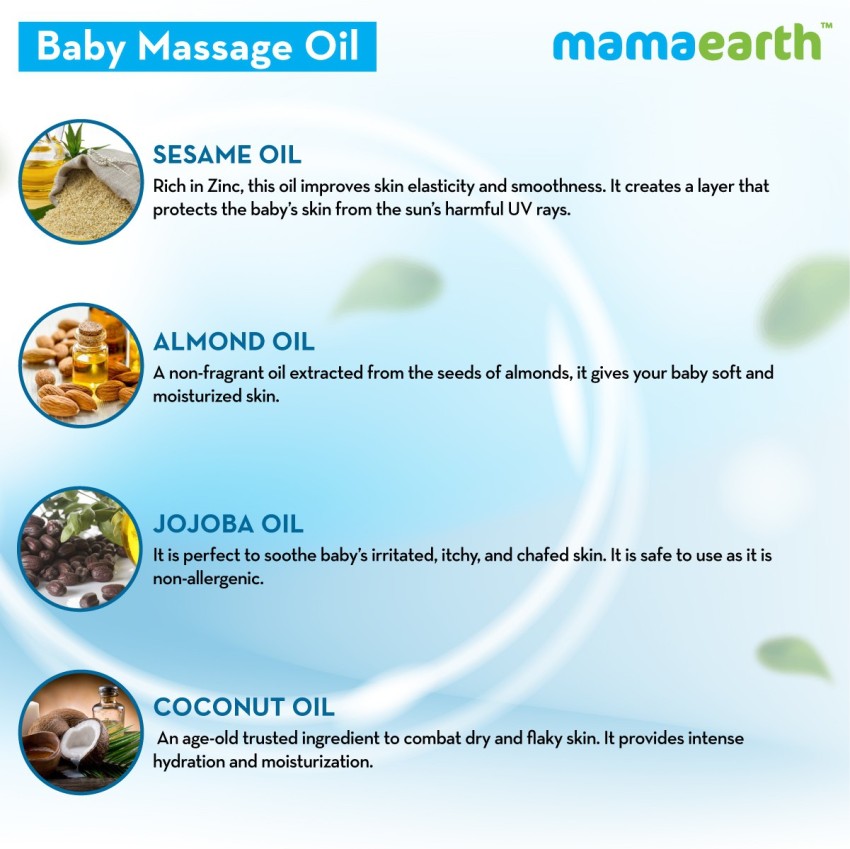 Mama earth best sale baby oil