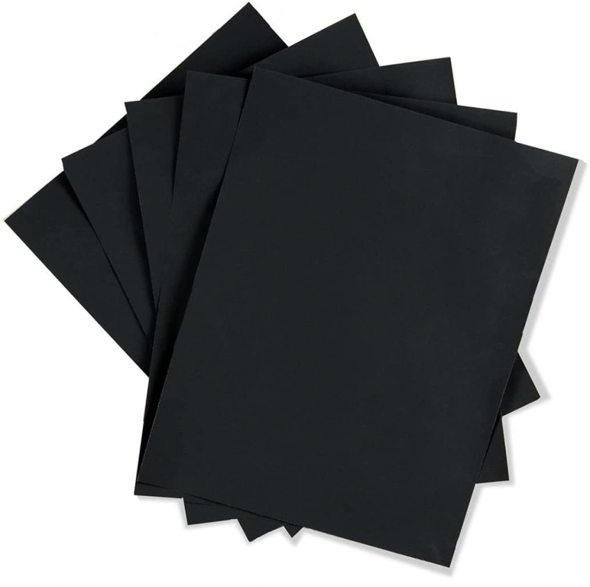 Black Paper, For Craft Projects And Decorations, GSM: 50-200 at best price  in Navi Mumbai